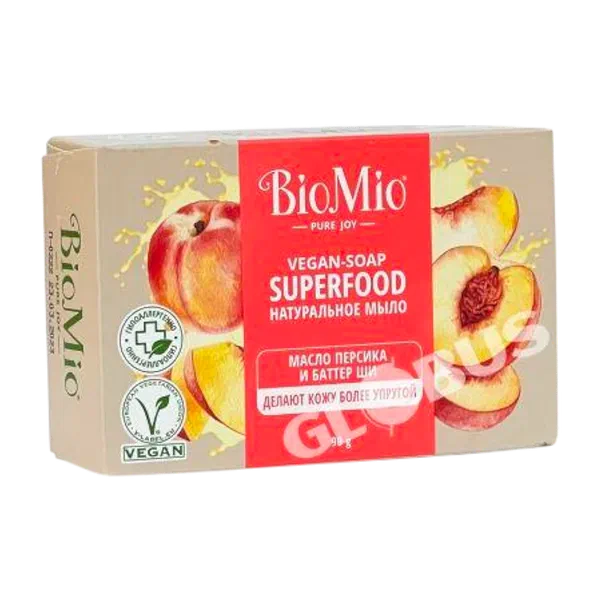 Мыло BioMio персик ши 90г