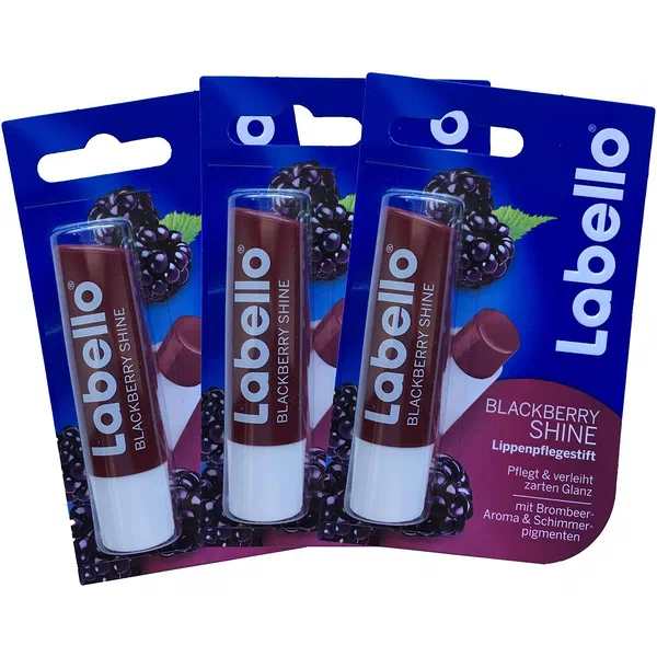 LABELLO BLACKBERRY SHINE TINTED FRUITY LIP BALM 4.8G