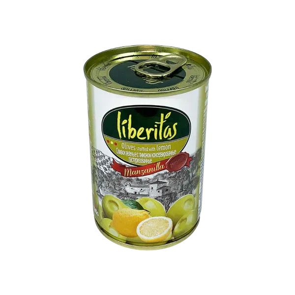 Liberitas көк зайтундары лимон м/н с/ж 300г ж/б