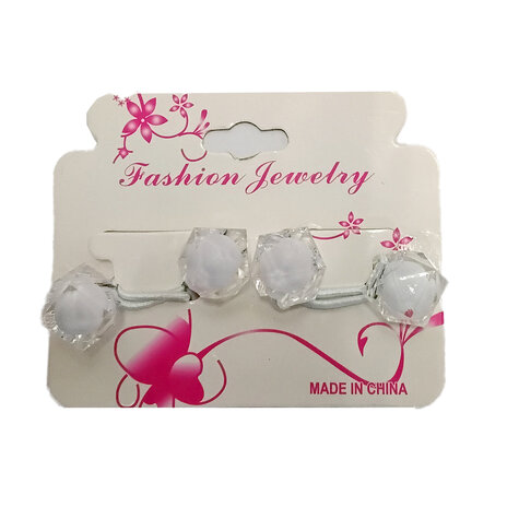 Nesmat Hair Band Crystal 2Pcs#6186-22