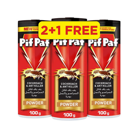 Pif Paf Powder 100G 2+1Free