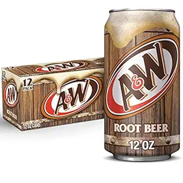 A&W TRADITIONAL CREAMY ROOT BEER CARBONATED SOFT DRINK 355ML