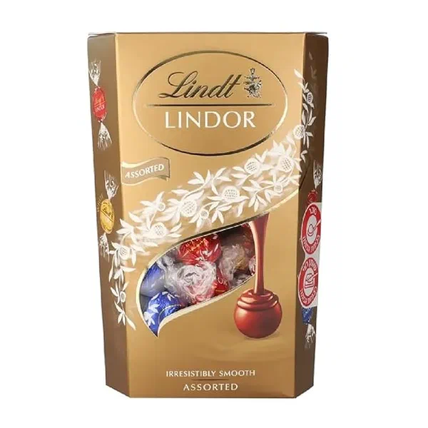 LINDT LINDOR ASSORTED.CHOC337G - LINDOR ASSORTED CHOCOLATE TRUFFLES
