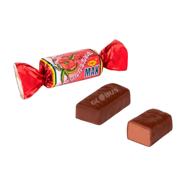 Конфеты шок. Рахат Красный мак вес