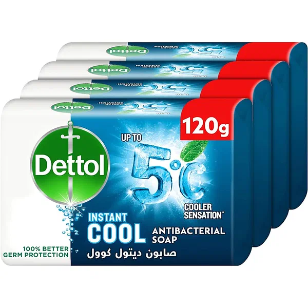 DETTOL COOL MENTHOL ANTIBACTERIAL BAR SOAP 120G