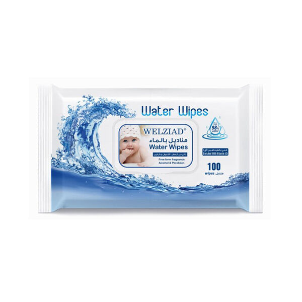 Welziad Water Wipes 100 Wipes