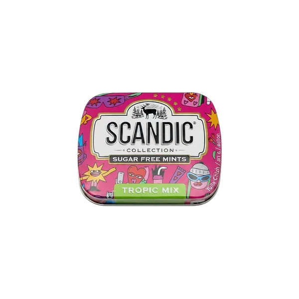 Конфеты SCANDIC б/с тропический микс 14г