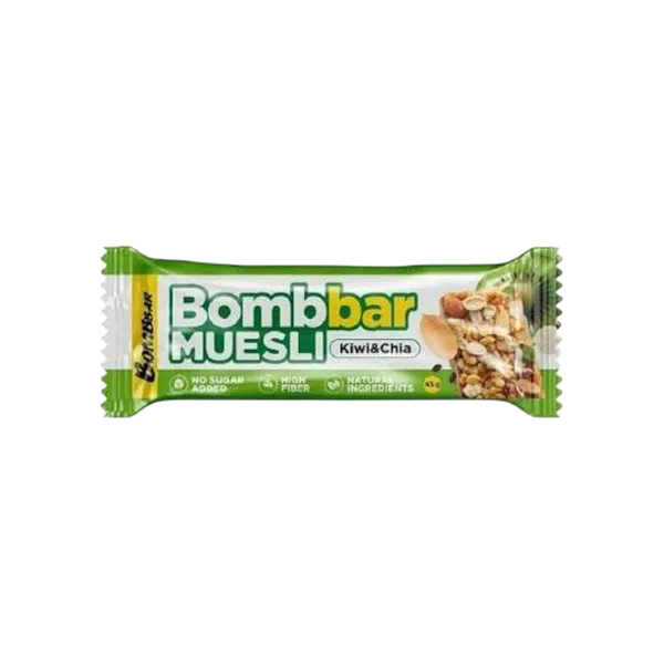 Bombbar мюсли коп дандуу киви-чиа батончиги 45г