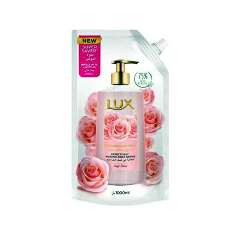 Lux Hand Wash Perfumed Rose Refill Pouch 1 L