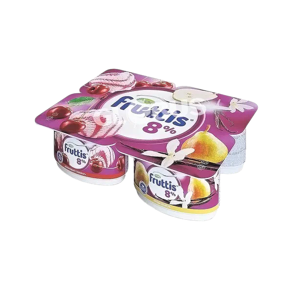 Йогурт Фруттис вишн.пломбир/груша/ваниль 8% 115г Campina 24