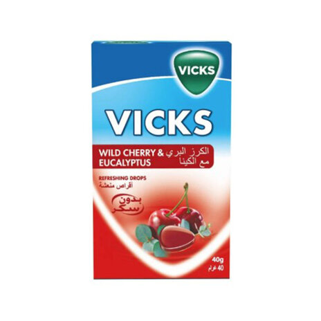 Vicks Sour Cherry Drops 40G