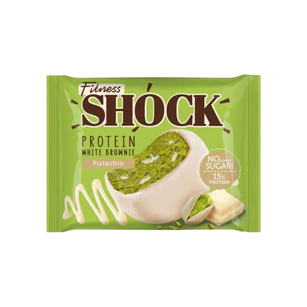 Печенье Fitness Shock брауни протеин. фисташка 50г