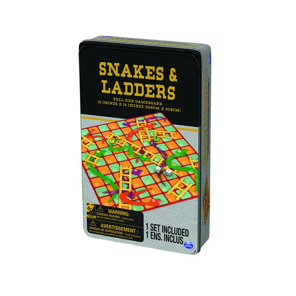 Snakes And Ladders In A Tin