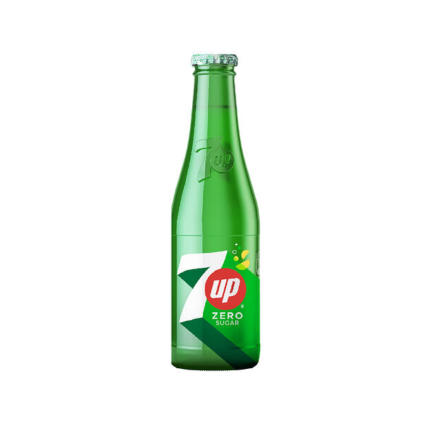 7 Up Soft Drink Zero Glass 250 Ml