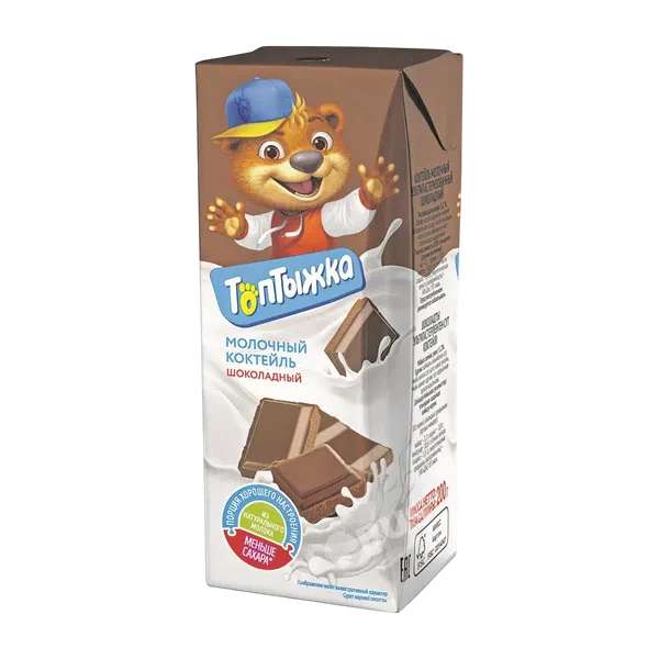Коктейль Топтыжка мол.Шоколад 3,2% 200г т/п РЦ
