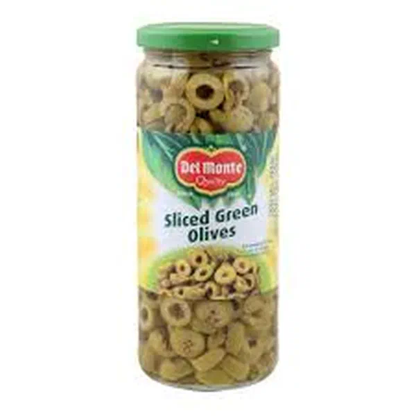 SHAHIA SLICED GREEN OLIVES FOR QUICK TOPPING 450G