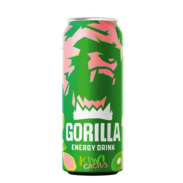 Напиток Gorilla киви и кактус энергет безалк 0,45л ж/б Россия 24