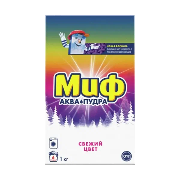 P&G Миф свеж Аквапудра авт кир жуугуч айнасы 3в1 1кг