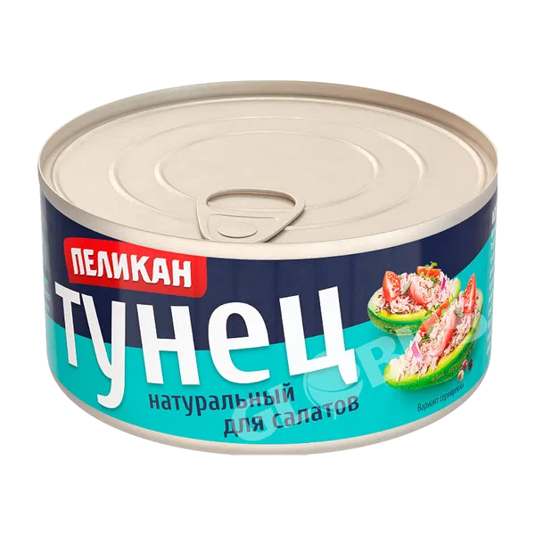 Пеликан накта тунец тууралган эти 185г 