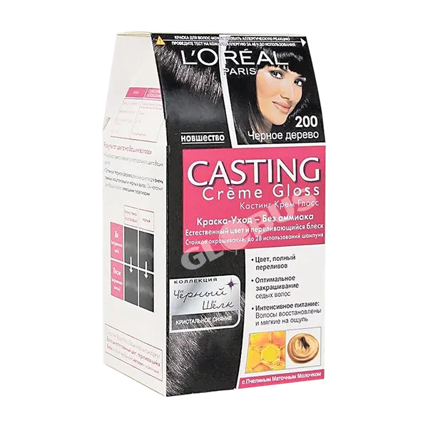 L'Oreal Casting №200 кара жыгач чач боегу 