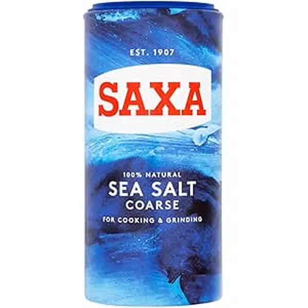 SAXA COARSE SEA SALT NATURAL LARGE CRYSTAL GRAINS 350G