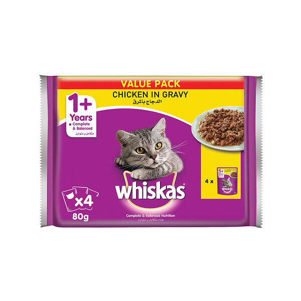Whiskas Chicken (80Gm X4)