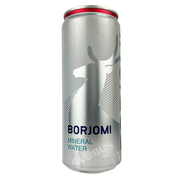 Вода Borjomi минерал. газ 0,33л ж/б Грузия 12