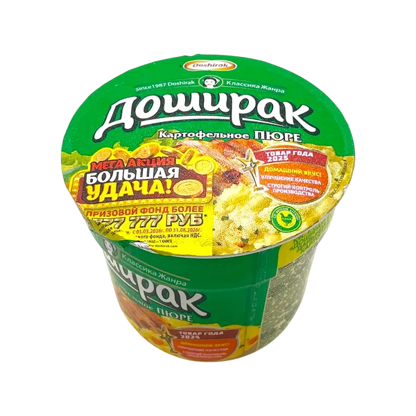 Пюре картоф. Доширак кур 40г стак