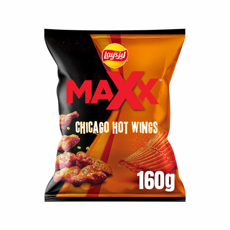 Lays Max Chicago Hot Wings 160Gm