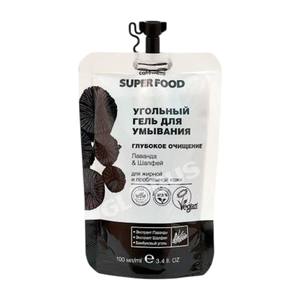 Cafe Mimi Угольный лаванда/шалфей душ гели 100мл