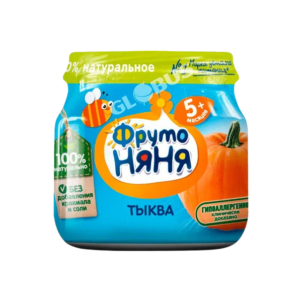 Фруто Няня балдар маңызы, ашкабак, 5 айдан 80г