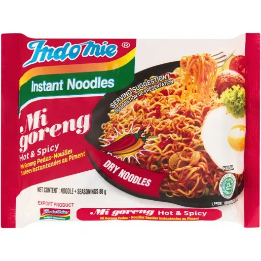 Indomie Hot & Spicy Instant Noodles 80g