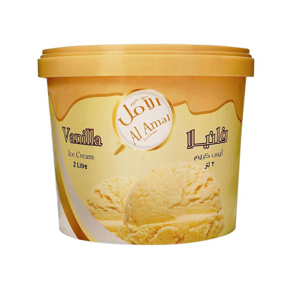 Al Amal Ice Cream Vanilla 2L