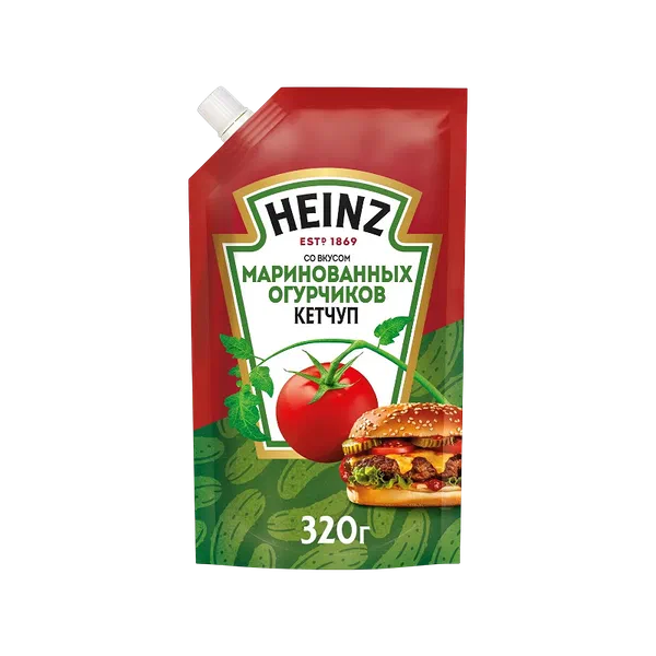 Heinz маринадталган бадыран менен кетчуп 320г