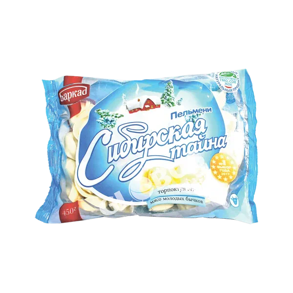 Пельмени Баркад Сибирская тайна говядина 450г