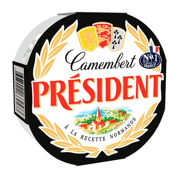President Камамбер сыры 45% 125г