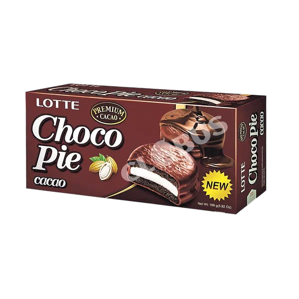 Печенье Lotte Choco pie cacao 6шт 168г