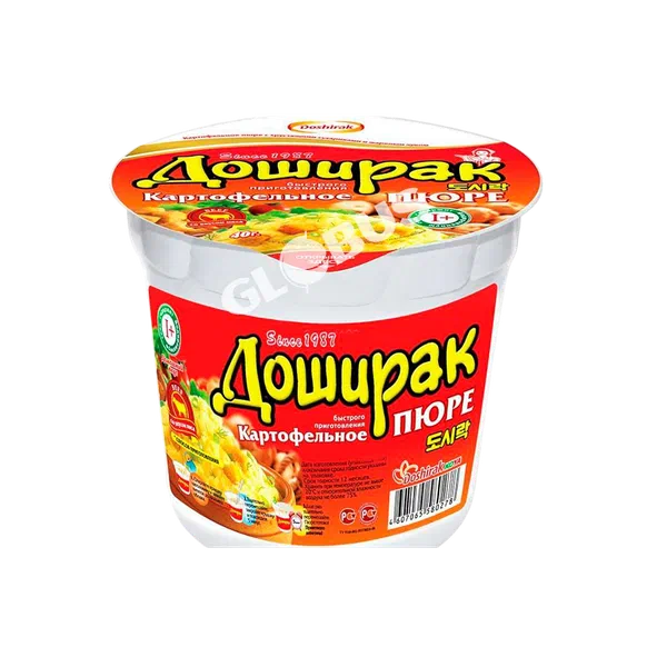 Пюре картоф. Доширак мяс 40г стак