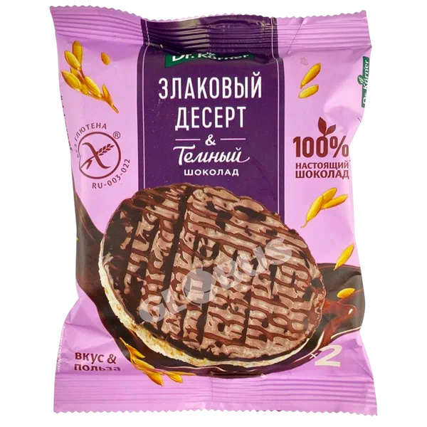 Хлебцы Dr.Korner рисовые тем.шок 34г