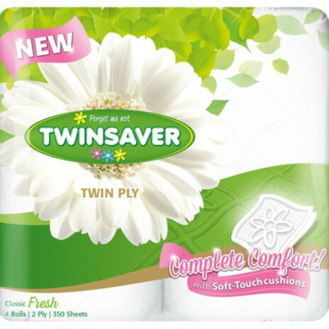 Twinsaver 2ply Toilet Paper 4s