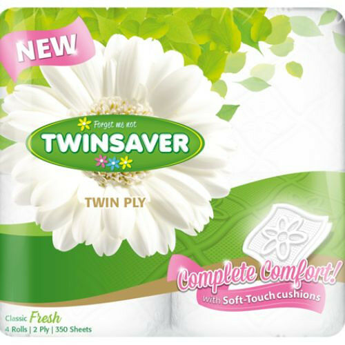 Twinsaver 2ply Toilet Paper 4s