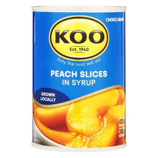 KOO Peach Slices in Syrup 410g