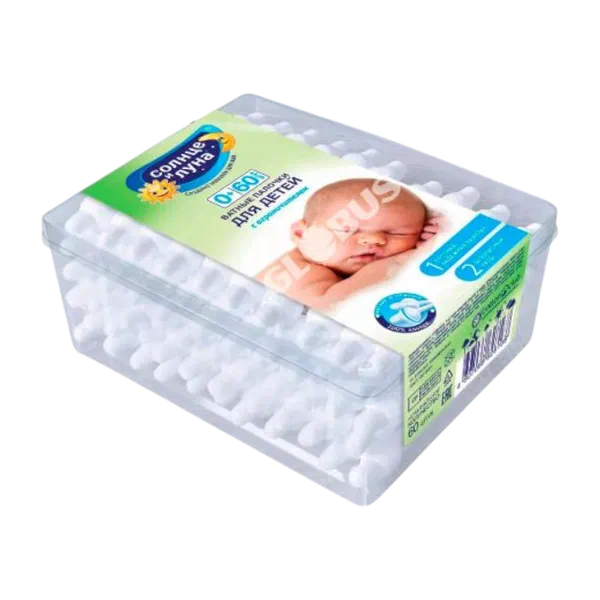 Палочки ватн Солнце и Луна детск с огранич 60шт