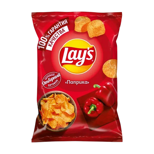 Чипсы Lay's паприка 140г п/п Фрито Лей Россия 18