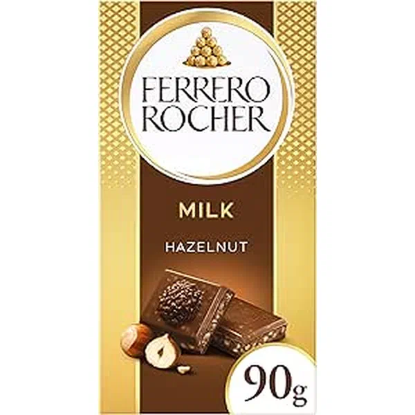 FERRERO ROCHER ORGNL M-CHOC90G - ORIGINAL FERRERO ROCHER MILK CHOCOLATE TABLET