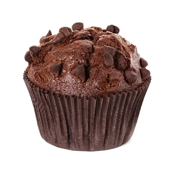 LARGE CHOCOLATE MUFFIN RICH DESSERT TREAT