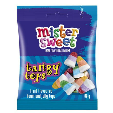 Mister Sweets Tangy Tops 60g