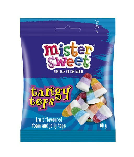 Mister Sweets Tangy Tops 60g
