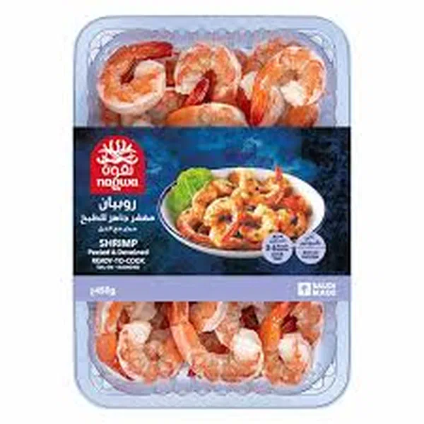 NAGWA PREMIUM PEELED AND DEVEINED SHRIMP FROZEN 450G