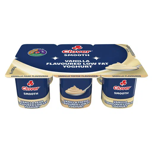 Clover Smooth Vanilla 6x100g